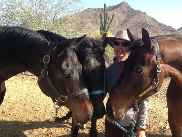Kristen and horses 600x451